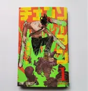 Chainsaw Man Vol.1 Manga Comic Book Shounen Jump Anime Tatsuki Fujimoto Japan