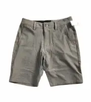 NWT$60 Mens Volcom Dark Gray Hybrid Shorts Size 28