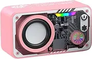 Wireless Outdoor Speakers - 3D Surround Audio | Multifunctional Colorful LED 3D Surround Sound Speaker for Party, Wedding, Beach, Camping