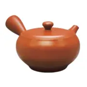 Teapot Kyusu Tokoname - AKIRA - Orange - 520 ml/cc - Stainless Mesh - Plain
