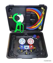AUTOMOTIVE R134A MANIFOLD GAUGE SET – can tap – Mastercool Professional Tools