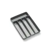 Classic Mini Silverware Tray, Soft Grip, Non-Slip Kitchen Drawer Granite