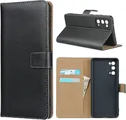 Cavor for Samsung Galaxy S20 FE Case,S20 FE 5G Case,Premium PU Leather Folio Flip Wallet Case Cover Magnetic Closure Book Design with Kickstand Feature & Card Slots-Black