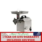 FED COMMERCIAL 150KG/HR ELECTRIC MEAT MINCER STAINLESS STEEL BENCH GRINDER TC12