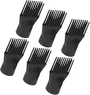 NULYLU 6Pcs Hair Dryer Nozzle Attachment Diffuser Comb for Home Salon Styling Durable Hair Dryer Accessories for Versatile Hair Care