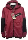 adidas Terrex Techrock Stretch Primaloft Hooded Jacket Burgundy Men SZ-M NWT$280
