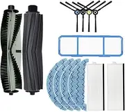 Compatible for ZACO A10/ A9s Robot Vacuum Cleaner Main Brush Side Brush Mop Cloths Rag Replacement Spare Parts Accessories Kit (Color : Set U)