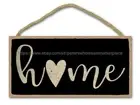 home welcome typography wood sign living room wall decor