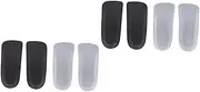 Healeved 4pairs Height Increase Insoles Hidden Heel Cushion Inserts for Men Women Non- Shock Absorbing Lightweight Portable for Plantar Heel Black Gray