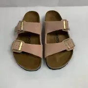 Birkenstock New w/ Box Arizona Light Rose Suede Leather Regular Select Size
