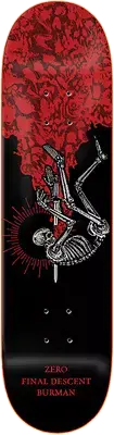 ZERO Dane Burman Micah 3 Skateboard Deck - 8.25 Glow In The Dark