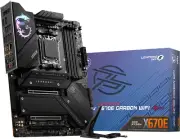 MSI MPG X670E Carbon Wifi Motherboard, ATX - Supports AMD Ryzen 7000 Series Proc