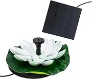 1 Set Lotus Leaf Fountain Aquarium Pump Led White Abs