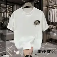 在飛比找蝦皮購物優惠-【S-5XL】大尺碼T恤 大尺碼女裝 大尺碼上衣短袖女202