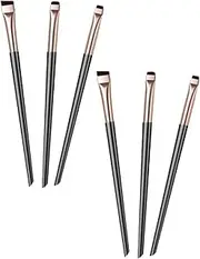 Healvian 6Pcs Eyeliner Brush Women Precision Eye Makeup Brush Tools Compact and Durable Design for Easy Application for Makeup Lovers