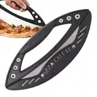 Large Size Pizza Rocker with Protective Cover Pancake Slicer Vanilla