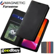Leather Case For iPhone 16 15 Pro Max 14 Plus 13 12 11 XS 8 SE Wallet Cover