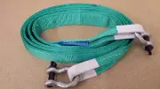 RECOVERY ROPE STRAP - TOWING STRAP 14 TON BREAK LOAD PLUS 2 X 3.25T BOW SHACKLES