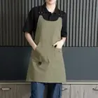 Anti-fouling Fashion Apron Waterproof Sleeveless Apron Barbecue Apron Hotel