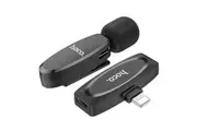 Hoco L15 iPhone Crystal Lavalier Wireless Digital Microphone Mic - Black AU
