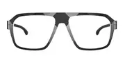 Ic! Berlin IC5017 FLX_04 Raw Night-Metal Habanero Men's Glasses Grey Size 55 - Private Health Rebate - Blue Light Block Available