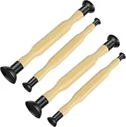 Valve Lapper Set, Valve Grinding Lapping Stick Tool, Valve Lapping Tool Kit, Valve Lapping Compound Kit, High Efficient Valve Grinding Lapping Stick Tool for Factory (Beige)