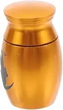 Small Pet Keepsake Urn Elegant Rabbit Cremation Urn for Ashes Portable Storage Jar Secure Closure for Pet Memorial Aesthetic Tribute for Beloved Rabbits