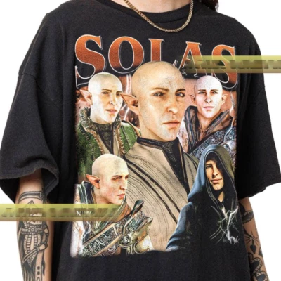 Limited Solas Dragon Age T-shirt, Gift for Women and Men Oversized Tee