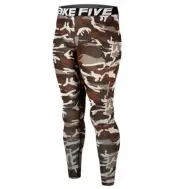Mens Skin Tight Compression Leggings Base Layer Black Running Camo Pants 120