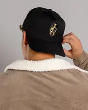 [Sparta] Sparta Men's Carnage Snapback Cap in Black/Gold One Size Black/Gold