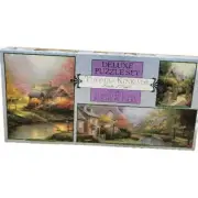 Thomas Kinkade Deluxe Puzzle Set 3 Jigsaw Puzzles 100 550 700 Pieces