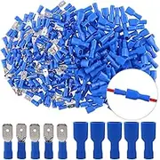 Hilitchi 100pcs 16-14 Gauge Fully Insulated Male Female Spade Quick Splice Wire Terminals Wire Crimp Connectors Set