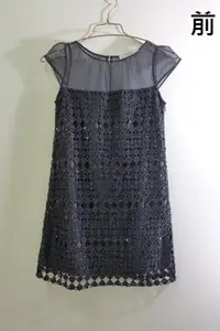 在飛比找Yahoo!奇摩拍賣優惠-JESSICA 黑色微性感甜美洋裝