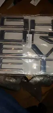 CHEVY SILVERADO EMBLEM SUBURBAN TAHOE NEW OEM REAR BADGE back sign symbol logo (for: Chevrolet)