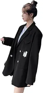 [Generic] Women Blazer Spring Loose Long Sleeve Office Work Suit Jackets Coat Women Blazer Jacke