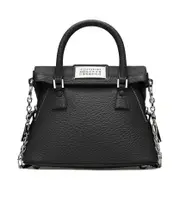Maison Margiela Chain-Link Top Handle Tote Bag One size black