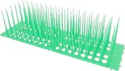 KONTONTY 2 Pack Bird Deterrent Spikes Crow Cat Plastic Garden Protection Mesh Black