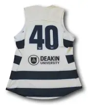 2020 Geelong Cats AFLW Player Issue Home Football Jumper Guernsey Size M /12