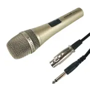 Dynamic Microphone Unidirectional Microphone Wired Handheld Church Stage KTV Mic