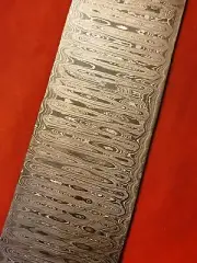ALABAMA DAMASCUS STEEL BILLET BLANK,BLADE, KNIFE MAKING SUPPLIES - .145" Thick