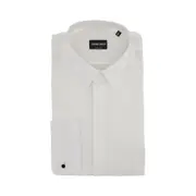 [GIORGIO ARMANI] GIORGIO ARMANI Tuxedo shirt with pleated plastron Man 42 42 White