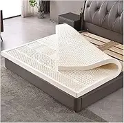 Full Size Natural Latex Mattress Topper Durable and Not Easy to Break, 3" Thick, 180x200cm (71x79")