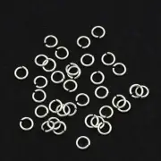 Silver 5mm Jump Ring Jewelry Crafting Findings 36 Pieces