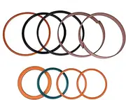 HOLDWELL Hydraulic Boom Tilt Cylinder Seal Kit 991/00120 991-00120 99100120 compatible with JCB Backhoe Loaders 1400B 1550B 1600B 1700B 214 215 216 217 3C 3CX 3D 215S 426 426B 70mm x 130mm