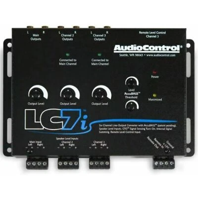 Audio Control LC7i 6 Channel Line Output Converter with AccuBASS Technology
