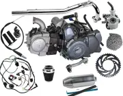 Lifan 125cc Semi Auto Engine Motor Kit For Pit Dirt Bike CT70 CRF70 CRF50 Z50