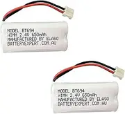 2X ELASO Replacement Battery Compatible with Uniden Cordless Phone BT694 BT694S BT694n BT694m BT-694 BT-694S BT-694n BT-694m DECT 6.0 1015 1635 3035 3135
