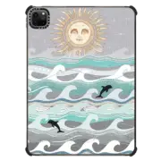 iPad Pro 11-inch (3rd/4th gen) iPad Impact Case sunset dolphin waves ipad