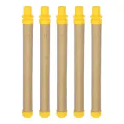 5 Pcs Airless Spray Gun Filter 100mm L, 10mm Dia 100 Mesh Filters Paint Filter