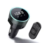 MEIDI Bluetooth FM Transmitter for Car Wireless Car Radio Adapter with Remot